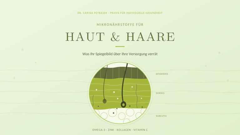 Haut und Haare: Was Ihr Spiegelbild über Ihren Mikronährstoff-Status verrät